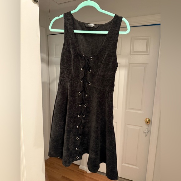 Disturbia Valar Lace Up Mini Dress - Picture 6 of 8